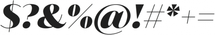 Blacker Sans Display Black Italic otf (900) Font OTHER CHARS