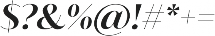 Blacker Sans Display Bold Italic otf (700) Font OTHER CHARS