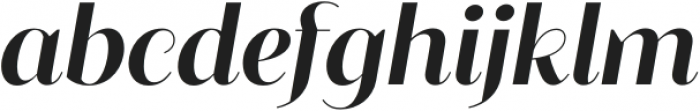 Blacker Sans Display Bold Italic otf (700) Font LOWERCASE