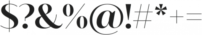 Blacker Sans Display Bold otf (700) Font OTHER CHARS