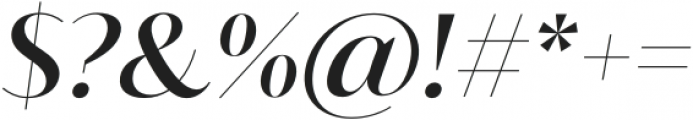 Blacker Sans Display Italic otf (900) Font OTHER CHARS