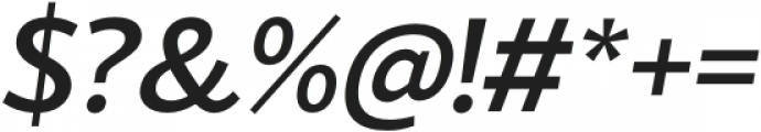 Blacker Sans Pro Italic otf (900) Font OTHER CHARS