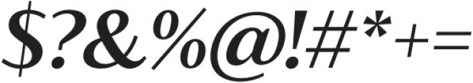 Blacker Sans Text Bold Italic otf (700) Font OTHER CHARS