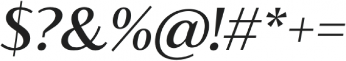 Blacker Sans Text Italic otf (900) Font OTHER CHARS