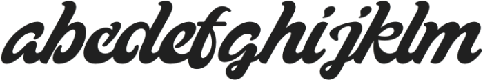 BlackerScript otf (900) Font LOWERCASE