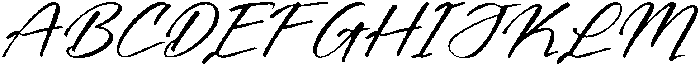 Blackers Luminous otf (900) Font UPPERCASE
