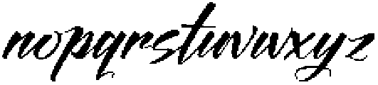 Blackers Luminous otf (900) Font LOWERCASE