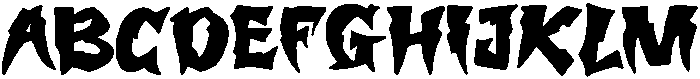 Blackfang otf (900) Font UPPERCASE