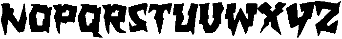 Blackfang otf (900) Font UPPERCASE