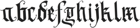 Blackhorse otf (900) Font LOWERCASE