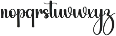 Blackink Calligraphy Regular otf (900) Font LOWERCASE