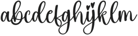 Blackink Regular otf (900) Font LOWERCASE