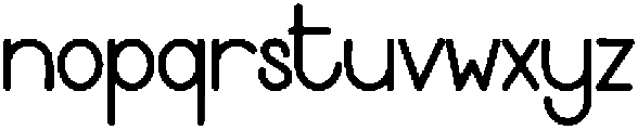 Blackish Regular otf (900) Font LOWERCASE