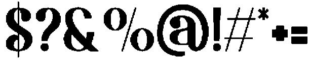Blackish otf (900) Font OTHER CHARS