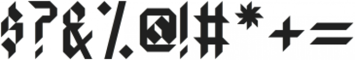 Blackleather Regular otf (900) Font OTHER CHARS