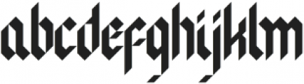 Blackleather Regular otf (900) Font LOWERCASE