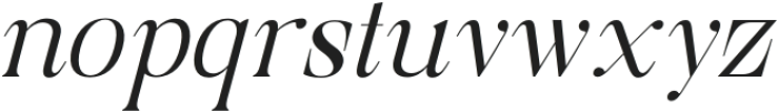Blackline Gothic Italic Extra Light Italic otf (200) Font LOWERCASE