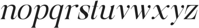 Blackline Gothic Italic Light Italic otf (300) Font LOWERCASE