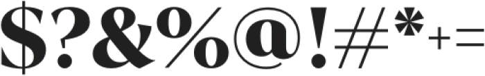 Blacklist Black otf (900) Font OTHER CHARS