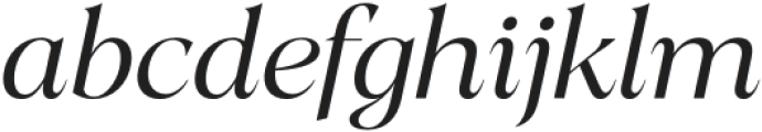 Blacklist Light Italic otf (300) Font LOWERCASE