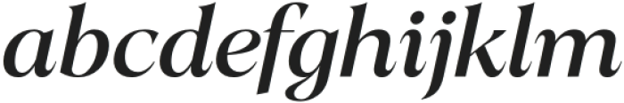 Blacklist Medium Italic otf (500) Font LOWERCASE