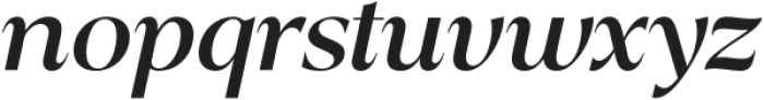 Blacklist Medium Italic otf (500) Font LOWERCASE