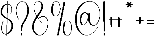 Blacklist Regular otf (900) Font OTHER CHARS