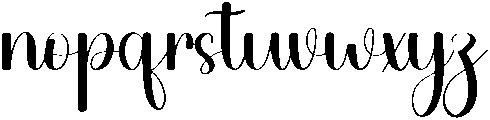 Blacklist Regular otf (900) Font LOWERCASE
