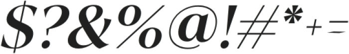 Blacklist Semi Bold Italic otf (600) Font OTHER CHARS