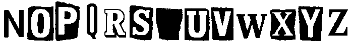 Blackmail Regular otf (900) Font UPPERCASE
