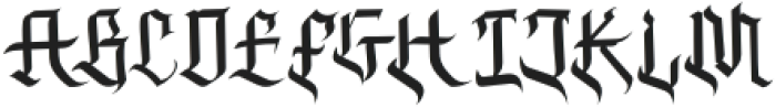 Blackmight otf (900) Font LOWERCASE