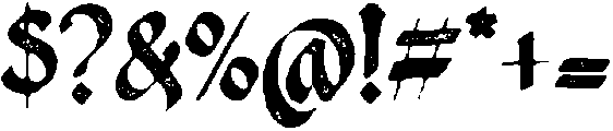 Blackmire Grainy otf (900) Font OTHER CHARS