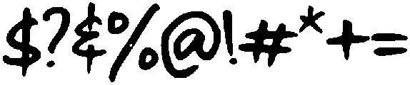 Blackmire Signature otf (900) Font OTHER CHARS