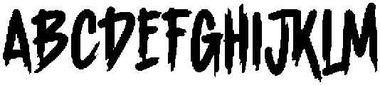 Blackmonssta otf (900) Font UPPERCASE