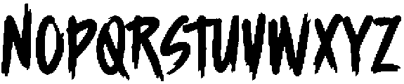 Blackmonssta otf (900) Font UPPERCASE
