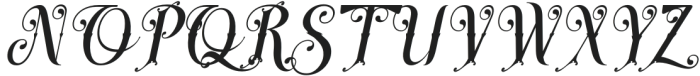 Blackmoon Italic otf (900) Font UPPERCASE