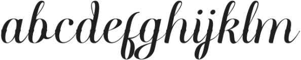 Blackmoon Italic otf (900) Font LOWERCASE