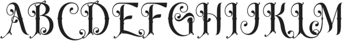 Blackmoon Regular otf (900) Font UPPERCASE