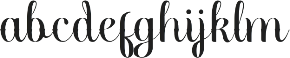 Blackmoon Regular otf (900) Font LOWERCASE