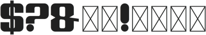 Blacko Sporty Regular otf (900) Font OTHER CHARS