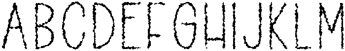 Blackout-Regular otf (900) Font UPPERCASE