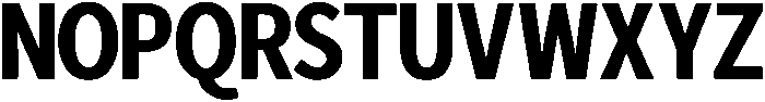 Blackout Regular otf (900) Font UPPERCASE