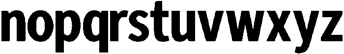 Blackout Regular otf (900) Font LOWERCASE