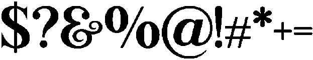 Blackout otf (900) Font OTHER CHARS