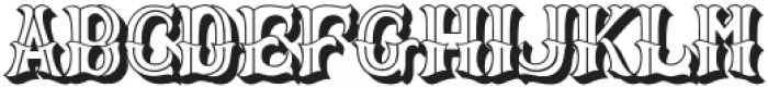 Blackromanceshadow otf (900) Font LOWERCASE