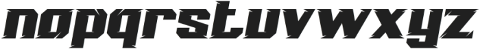 Blackrumble-Regular otf (900) Font LOWERCASE
