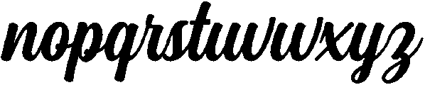 Blacksmith otf (900) Font LOWERCASE