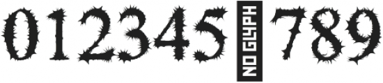 Blackthorn otf (900) Font OTHER CHARS