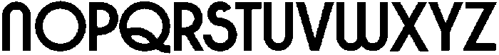 Blackwood Regular otf (900) Font LOWERCASE