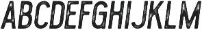 Blackwood rough Italic otf (900) Font LOWERCASE